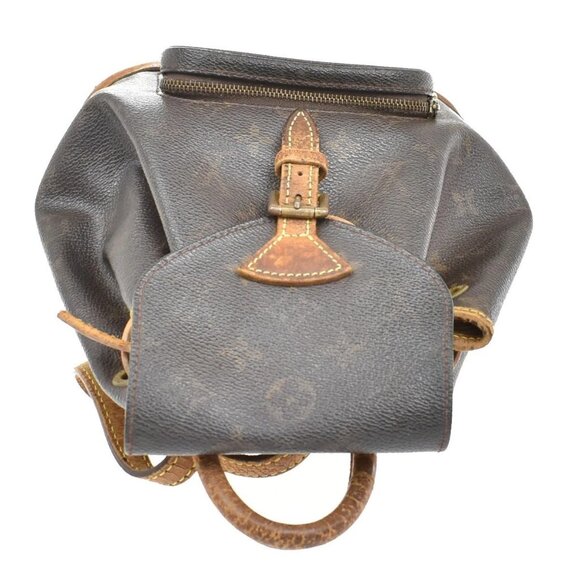 LOUIS VUITTON Mini Montsouris Backpack Bag Monogram Leather Brown M51137 33KB025 - Picture 5 of 15